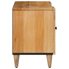 vidaXL TV Cabinet with Shelf Natural 105 x 33 x 46 cm Solid Mango Wood 4
