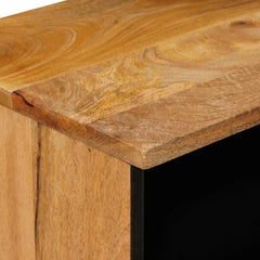 vidaXL Bedside Cabinet Natural 40 x 33 x 46 cm Solid Mango Wood 6