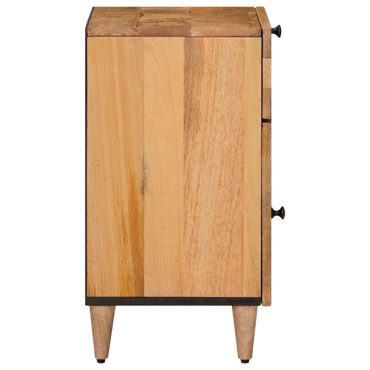 vidaXL Bedside Cabinet Natural 50 x 33 x 60 cm Solid Mango Wood 4