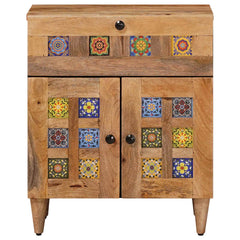 vidaXL Bedside Cabinet Natural 50 x 33 x 60 cm Solid Mango Wood 3
