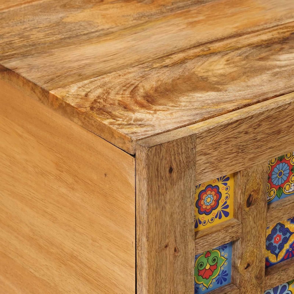 Coffee Table 100 x 54 x 40 cm Solid Mango Wood Natural