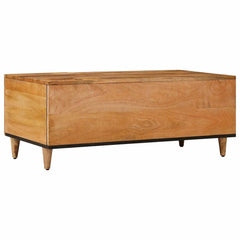 Coffee Table 100 x 54 x 40 cm Solid Mango Wood Natural