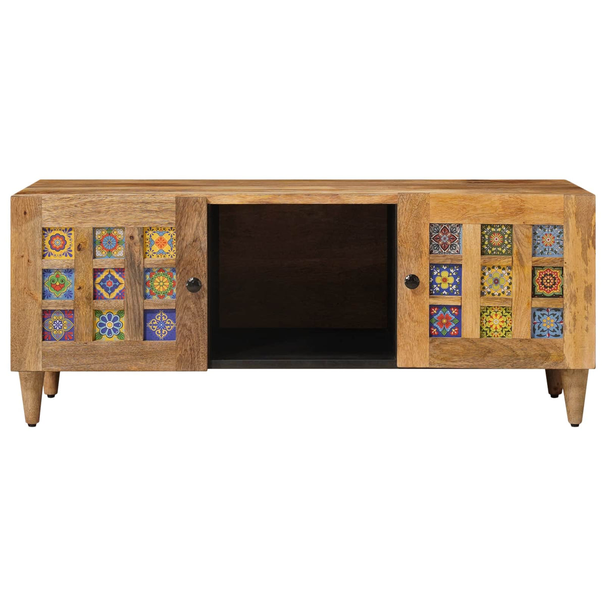 Coffee Table 100 x 54 x 40 cm Solid Mango Wood Natural