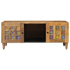 Coffee Table 100 x 54 x 40 cm Solid Mango Wood Natural