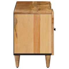 TV Cabinet Natural Solid Mango Wood, image 4