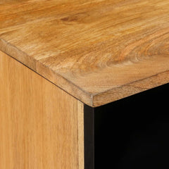 TV Cabinet with Shelf Natural Solid Mango Wood, image 6