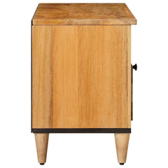 TV Cabinet with Shelf Natural Solid Mango Wood, image 4