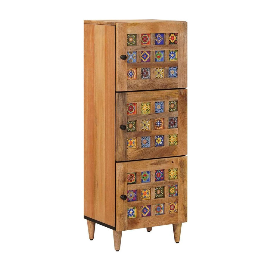 Highboard Natural Solid Mango Wood