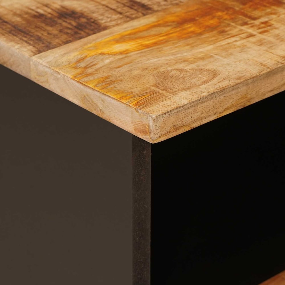 Bed cabinet Brown 40 x 33 x 46 cm Solid Mango Wood 1
