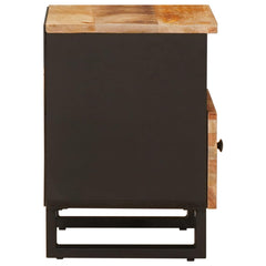 Bed cabinet Brown 40 x 33 x 46 cm Solid Mango Wood 1