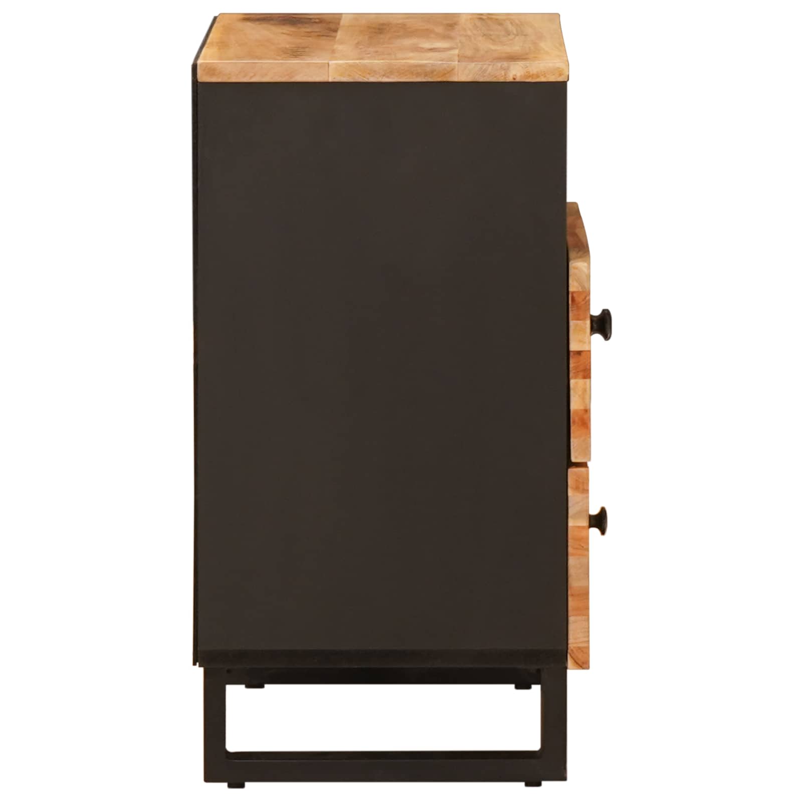 vidaXL Bed cabinet Brown 50 x 33 x 62 cm Solid Mango Wood 4