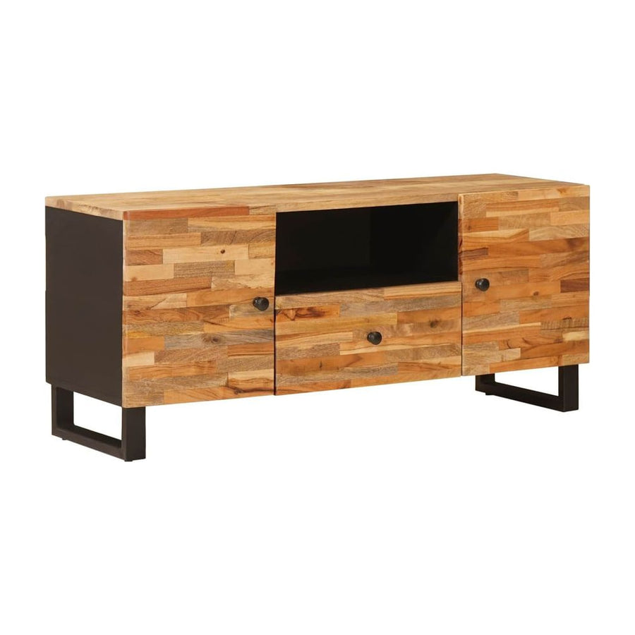 TV Cabinet Brown Solid Mango Wood