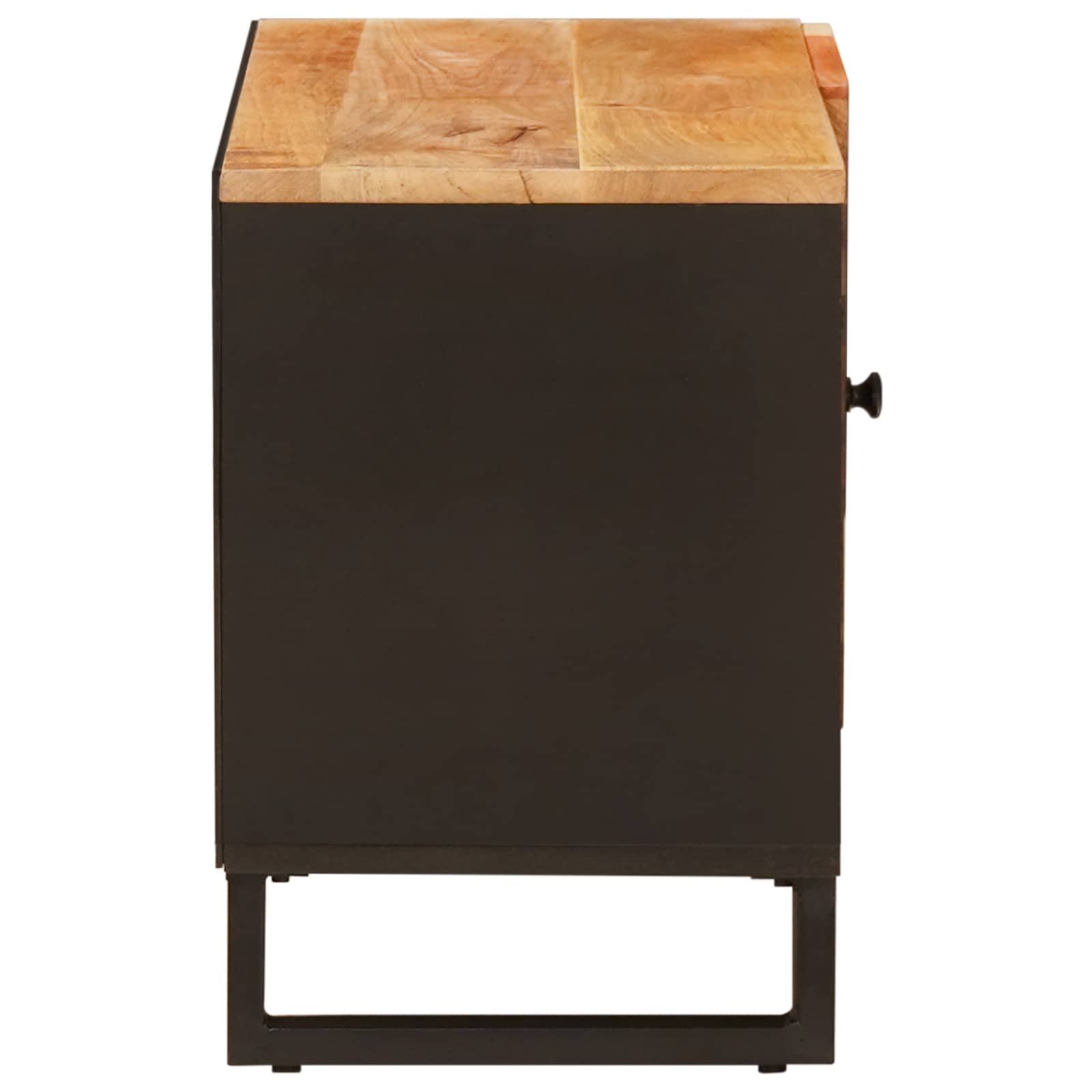 vidaXL TV Cabinet Brown 80 x 33 x 46 cm Solid Mango Wood 4
