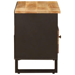 vidaXL TV Cabinet Brown 80 x 33 x 46 cm Solid Mango Wood 4