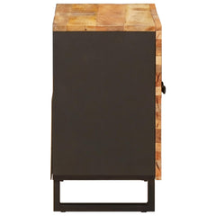 vidaXL Bathroom Sink Cabinet Natural 62 x 33 x 58 cm Solid Mango Wood 4