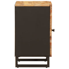 vidaXL Bathroom Cabinet Natural 38 x 33 x 58 cm Solid Mango Wood 4