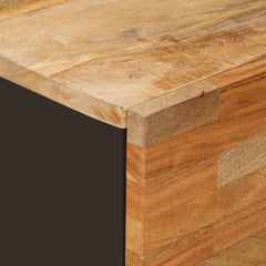 vidaXL Side Cabinet with Drawer Brown 40 x 33 x 75 cm Solid Mango Wood 6