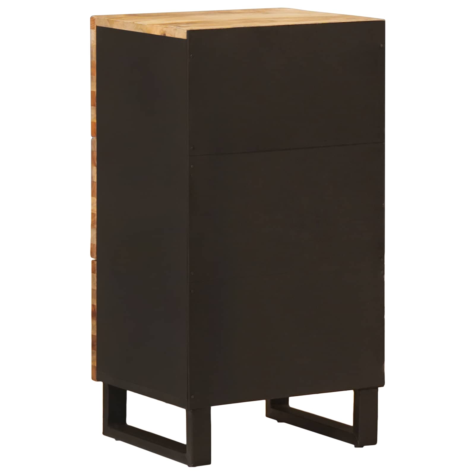 vidaXL Side Cabinet with Drawer Brown 40 x 33 x 75 cm Solid Mango Wood 5
