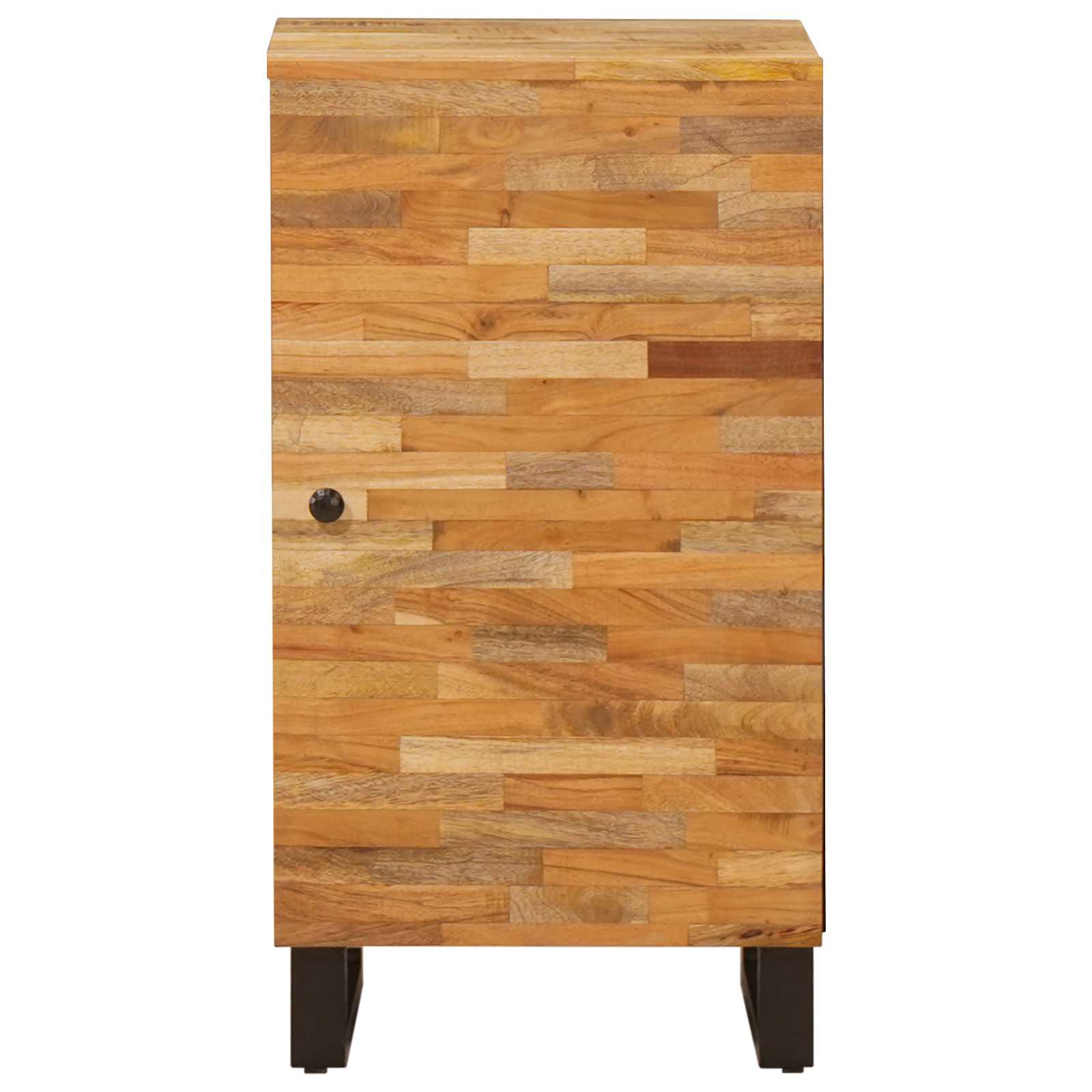 vidaXL Side Cabinet with Door Brown 40 x 33 x 75 cm Solid Mango Wood 3