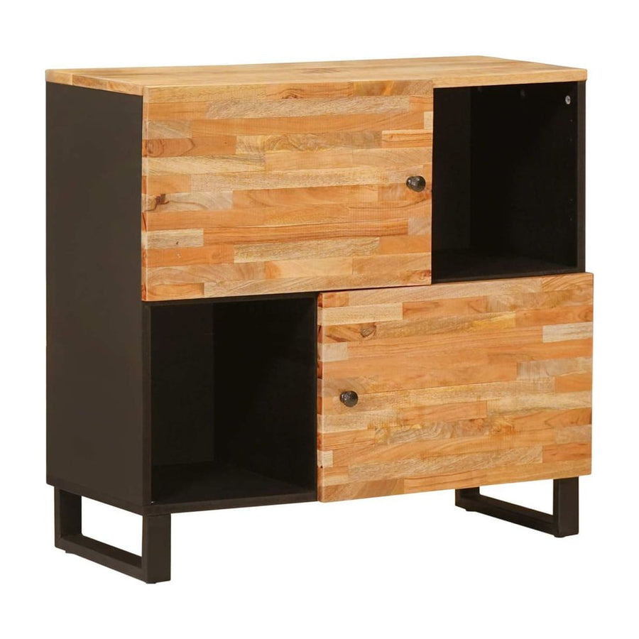 Side Cabinet Brown Solid Mango Wood