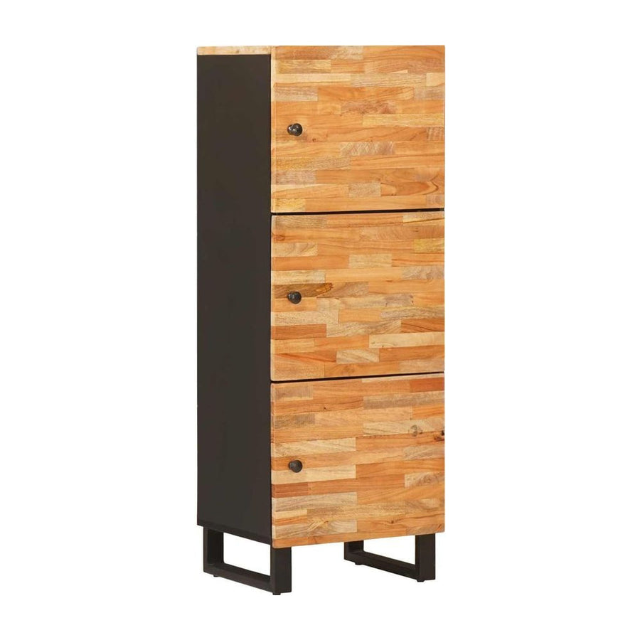 Storage Highboard Brown Solid Mango Wood