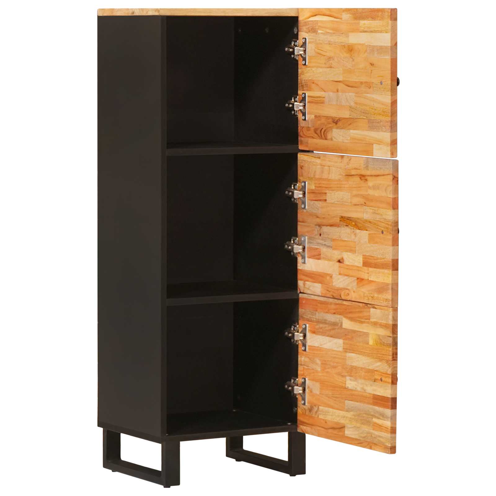 vidaXL Storage Highboard Brown 40 x 33 x 110 cm Solid Mango Wood 2
