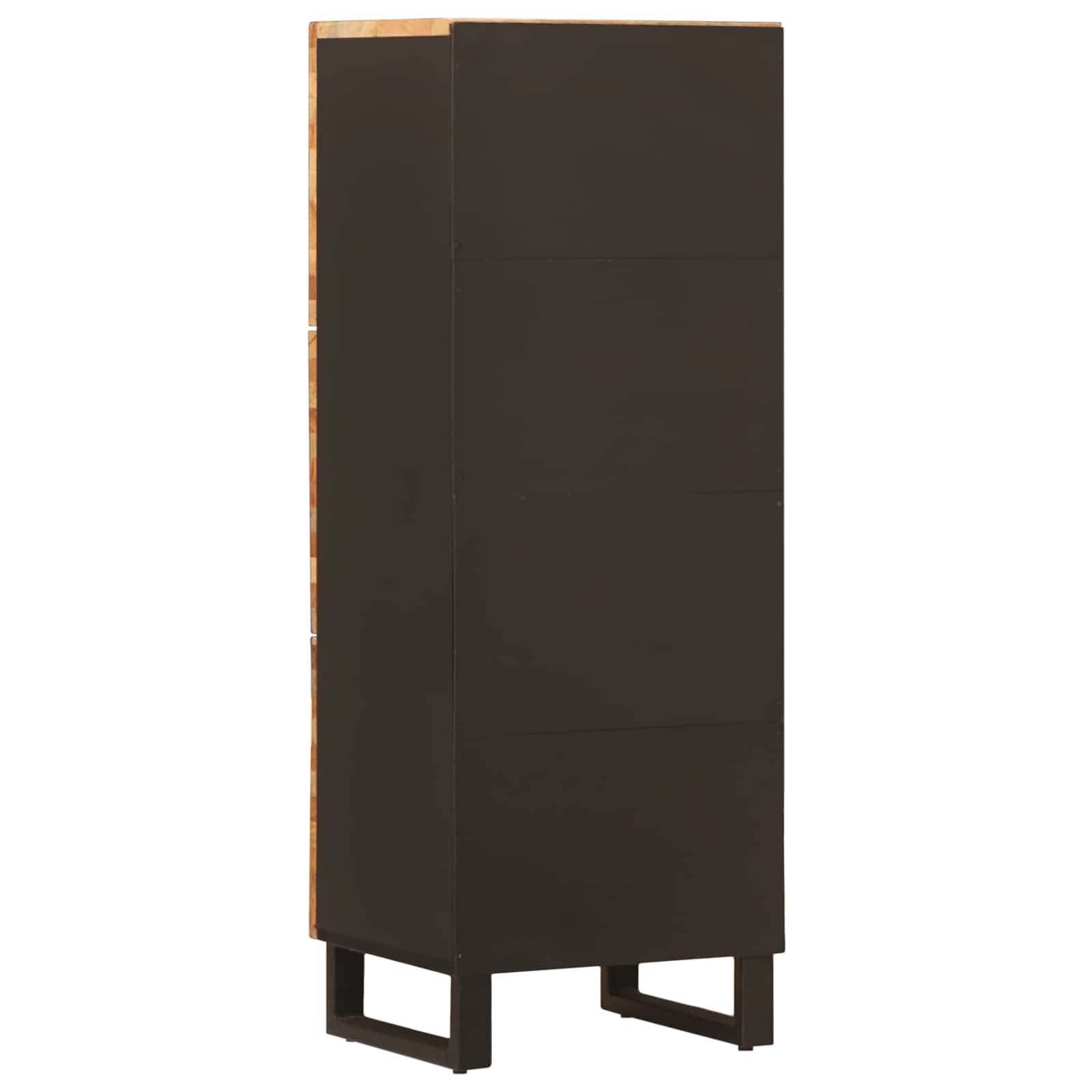 vidaXL Storage Highboard Brown 40 x 33 x 110 cm Solid Mango Wood 5
