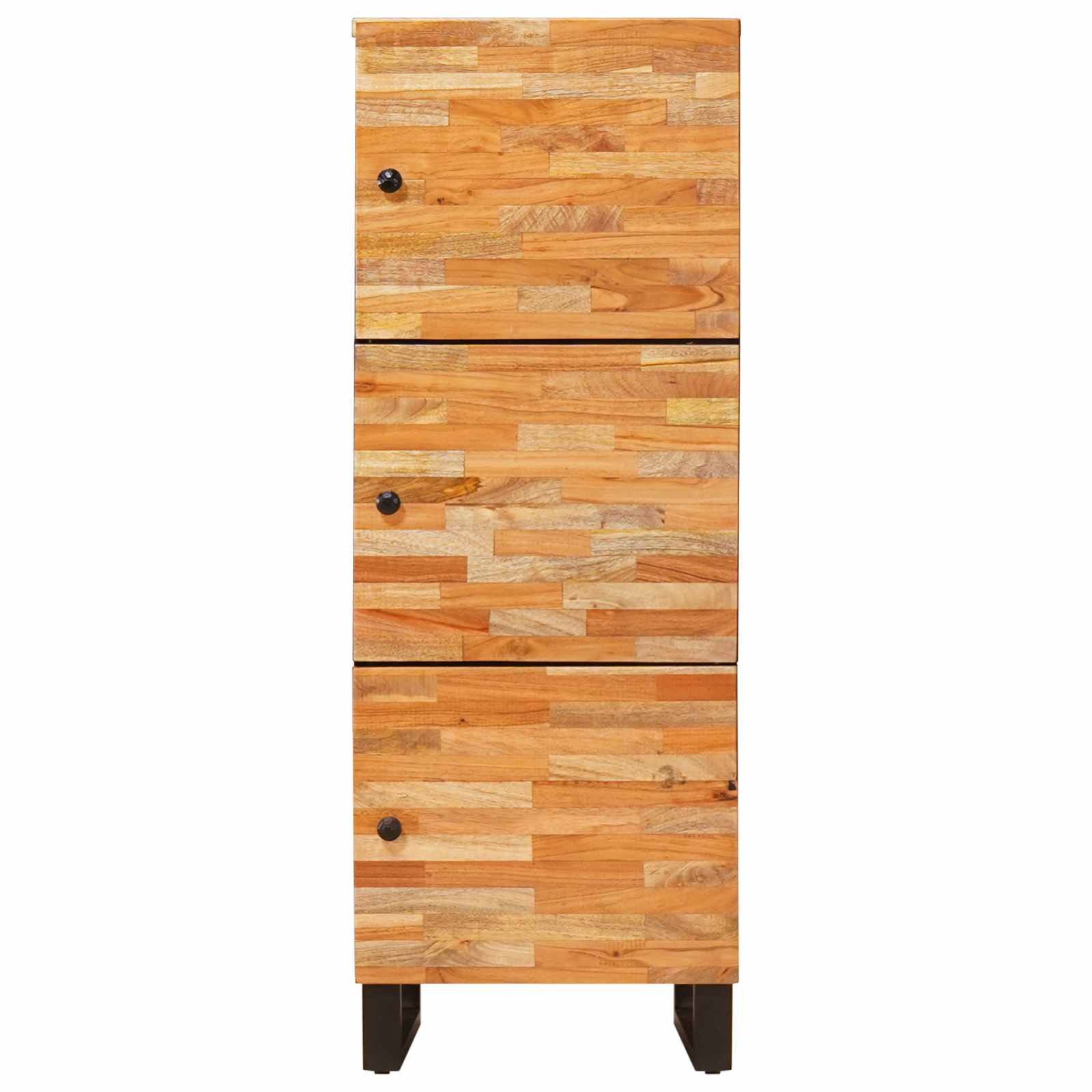 vidaXL Storage Highboard Brown 40 x 33 x 110 cm Solid Mango Wood 3