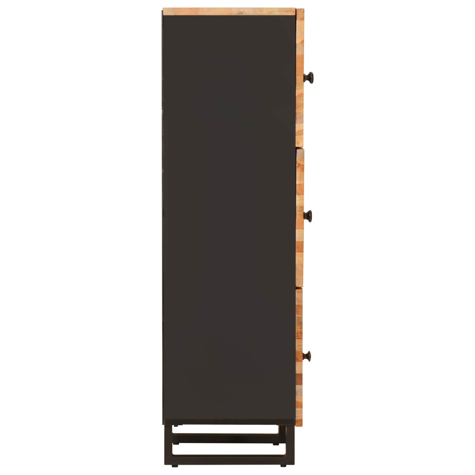 vidaXL Storage Highboard Brown 40 x 33 x 110 cm Solid Mango Wood 4