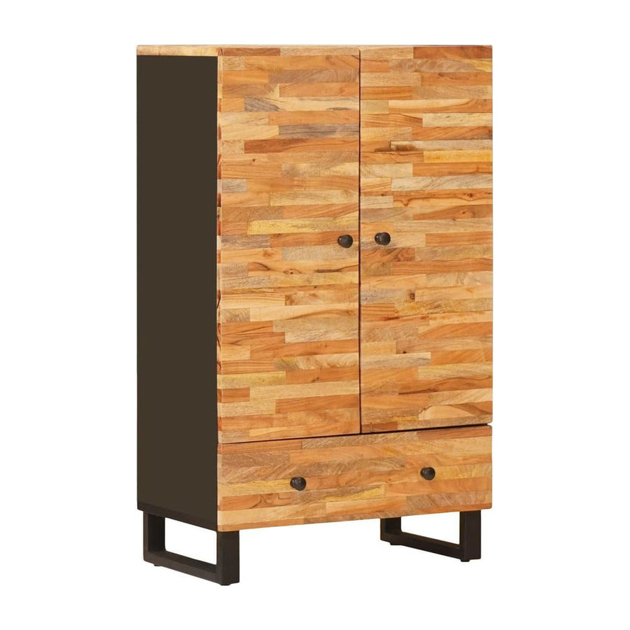 Storage Highboard Brown Solid Mango Wood
