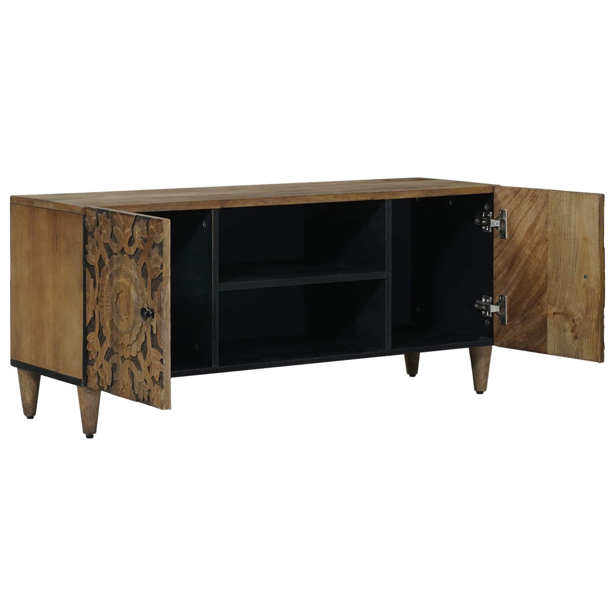 TV Cabinet Solid Mango Wood