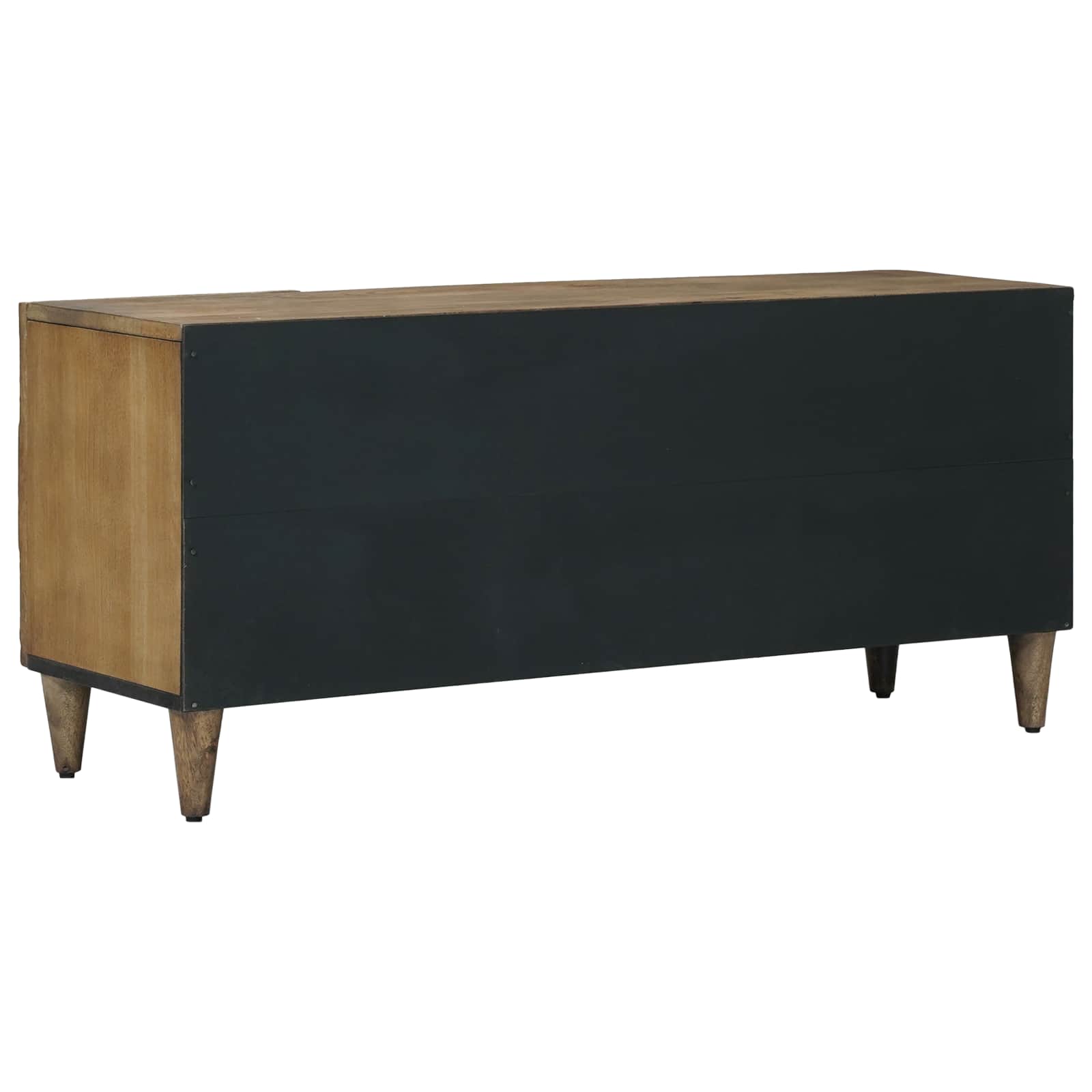 vidaXL TV Cabinet Brown 105 x 33.5 x 46 cm Solid Mango Wood 5