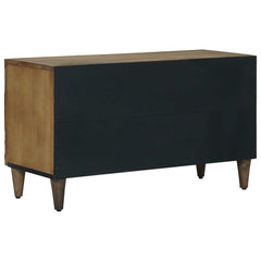 TV Cabinet Brown Solid Mango Wood, image 5