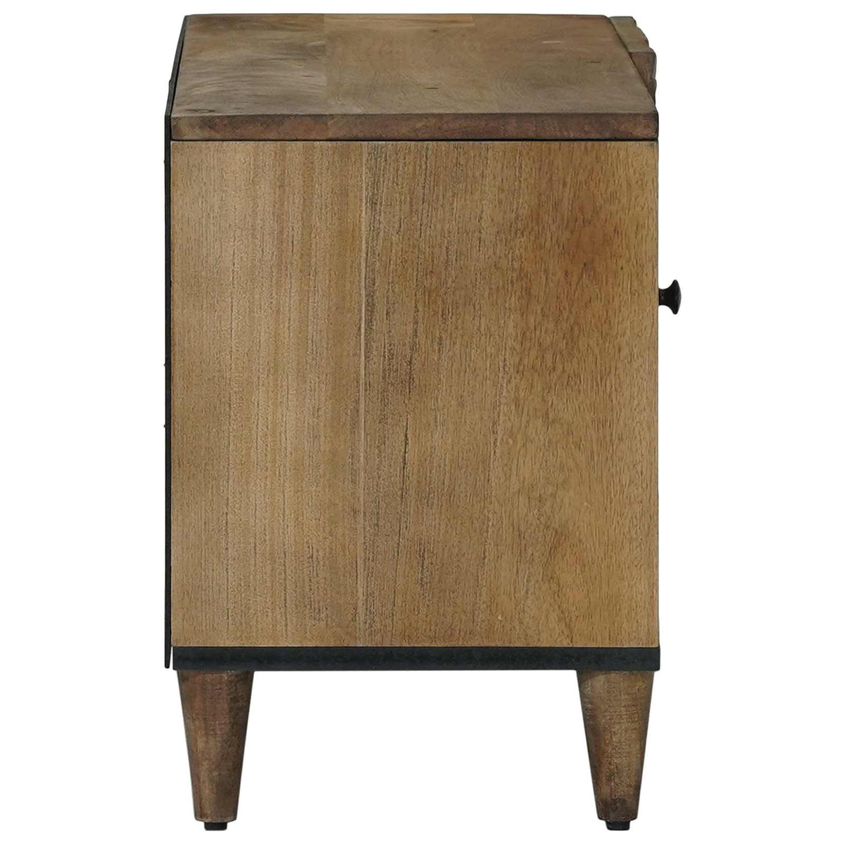 TV Cabinet Brown Solid Mango Wood, image 4