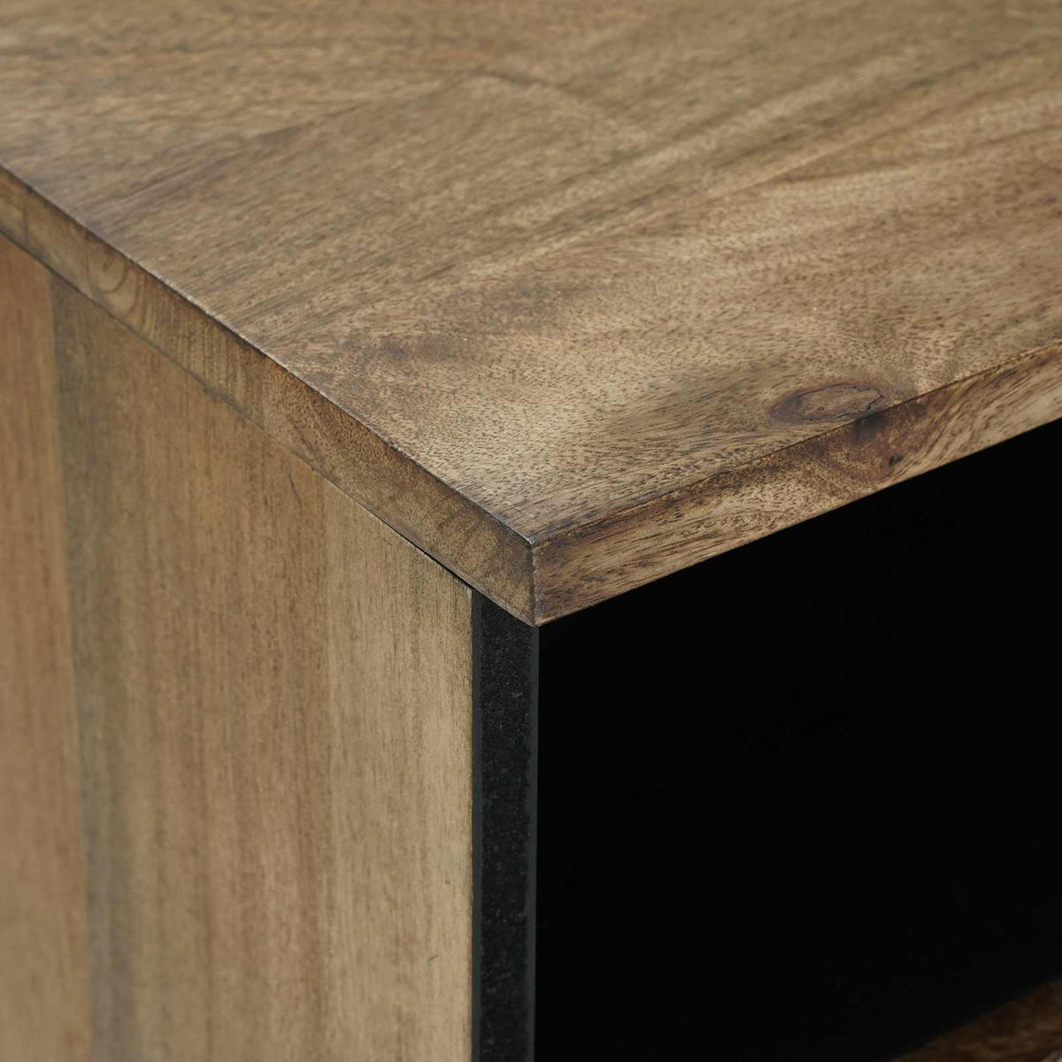 TV Cabinet Brown Solid Mango Wood, image 6