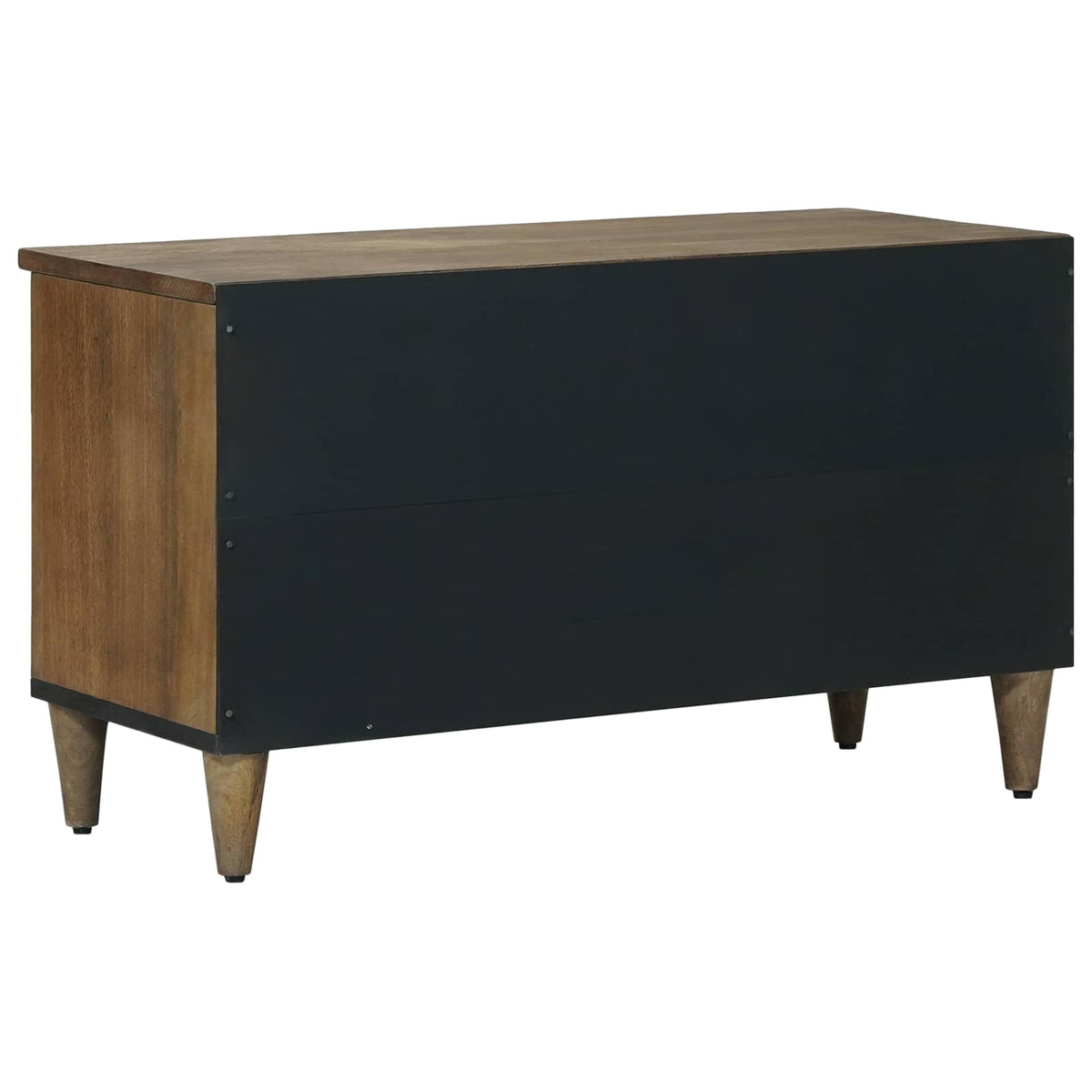 TV Cabinet Brown Solid Mango Wood, image 5