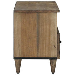 TV Cabinet Brown Solid Mango Wood, image 4