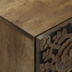 Bathroom Hanging Cabinet 38 x 33.5 x 48 cm Brown