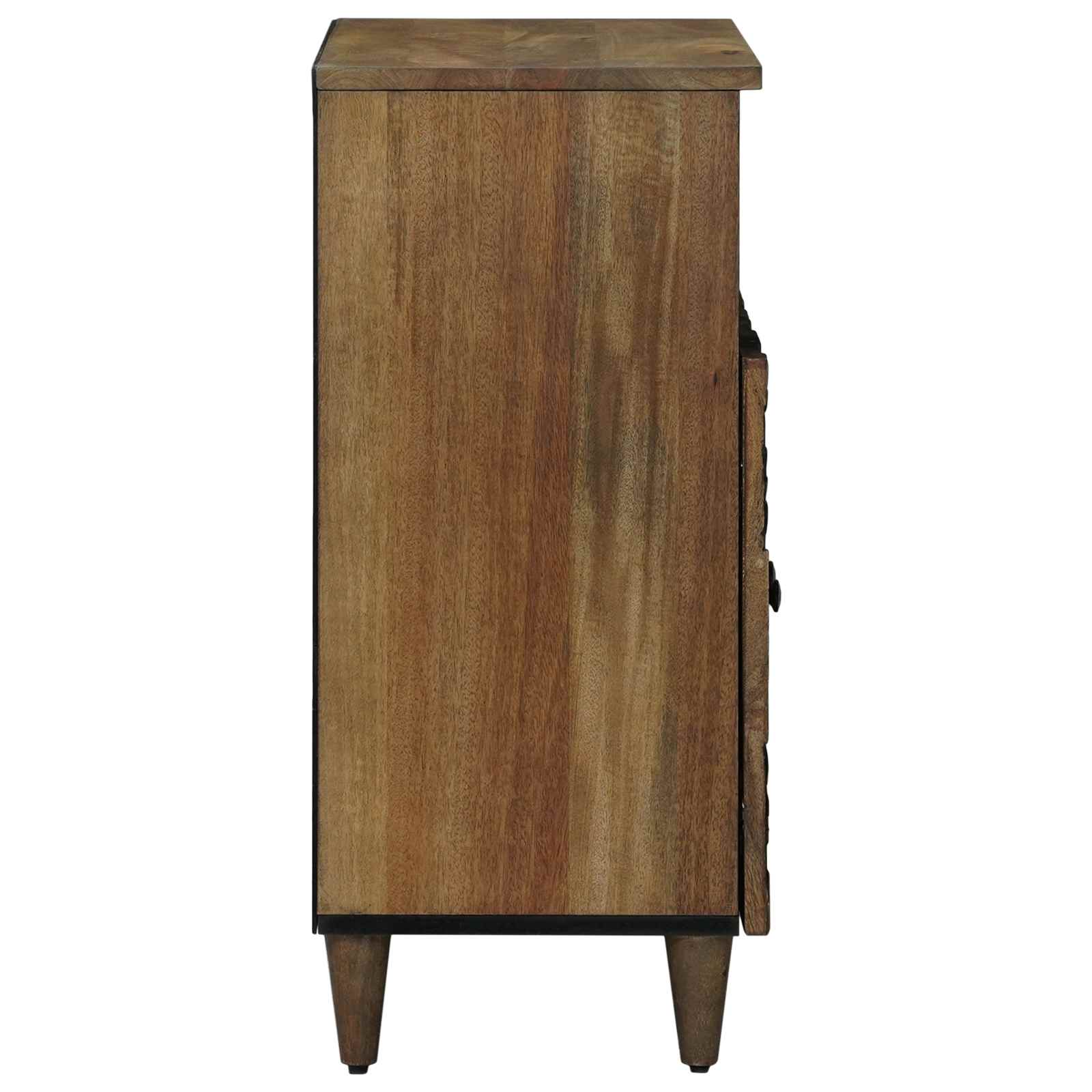 vidaXL Sideboard with Storage Brown 60 x 33.5 x 75 cm Solid Mango Wood 4
