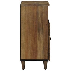vidaXL Sideboard with Storage Brown 60 x 33.5 x 75 cm Solid Mango Wood 4