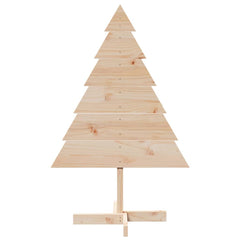 vidaXL Wooden Christmas Tree for Decoration 110 cm Solid Wood 3