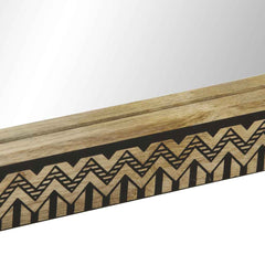 vidaXL Bathroom Mirror 50x70 cm Solid Wood Mango and Glass 6