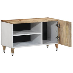 vidaXL TV Cabinet 80x31.5x46 cm Solid Wood Mango 3