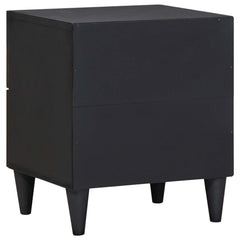 vidaXL Bedside Table 2 pcs Brown 40 x 33.5 x 46 cm Solid Mango Wood 5