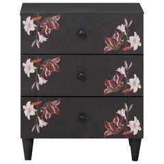 vidaXL Bedside Table Multicolour 50 x 33 x 60 cm Solid Mango Wood 3