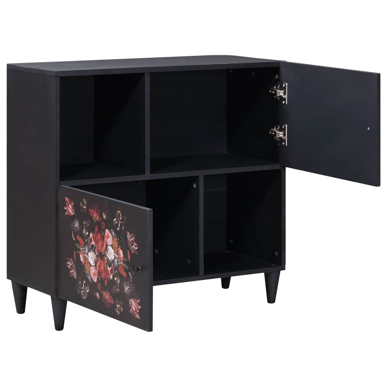 vidaXL Storage Cabinets Multicolour 80 x 33.5 x 75 cm Solid Mango Wood 2