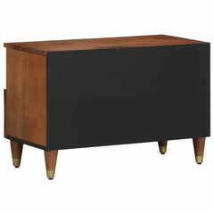 vidaXL TV Cabinet Honey Brown 70 x 33 x 46 cm Solid Mango Wood 5