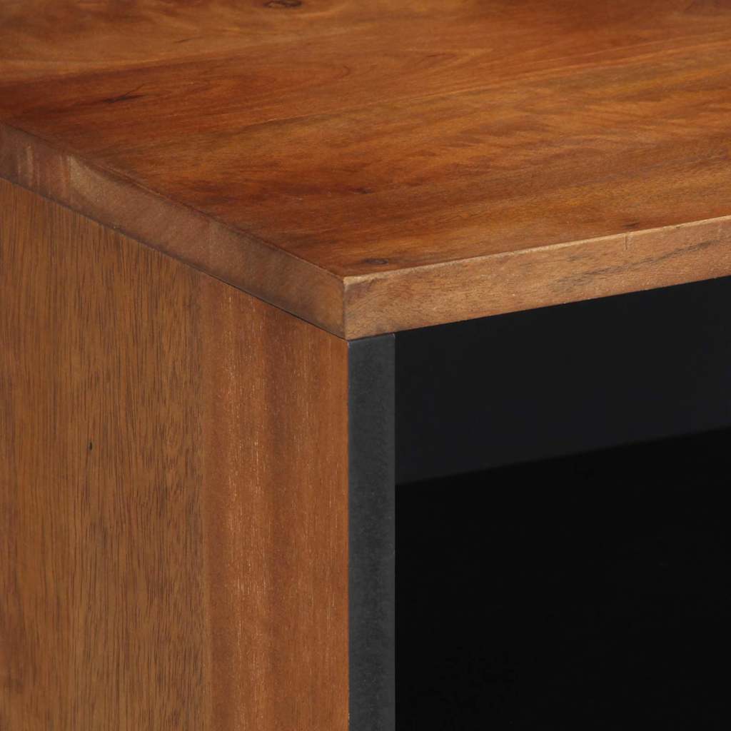 TV Cabinet Honey Brown Solid Mango Wood, image 6