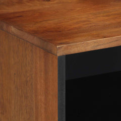 TV Cabinet Honey Brown Solid Mango Wood, image 6