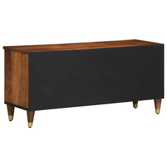 TV Cabinet Honey Brown Solid Mango Wood, image 5